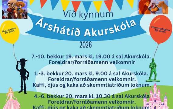 Árshátíð Akurskóla 2026